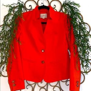 Orange Ann Taylor Blazer